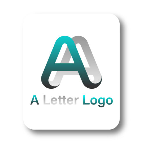 A letter logo cover image.