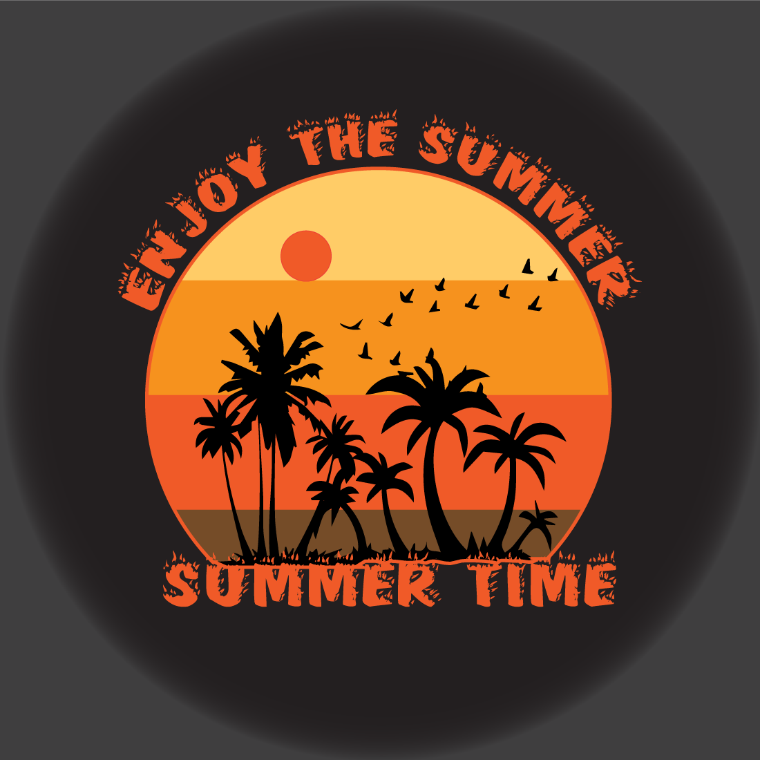 Summer t-shirt design for everyone preview image.