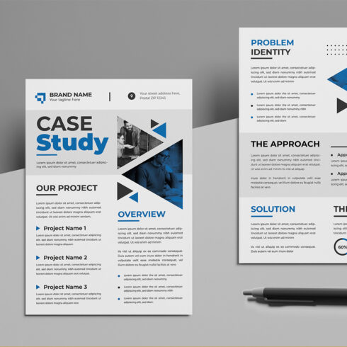 Case Study Template cover image.