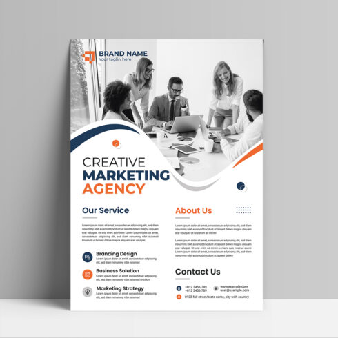 Corporate Business Flyer Layout cover image.