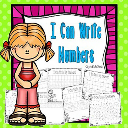 I Can Trace and Write Numbers To 5, 10, 20, 30, 40, 50, & 100 cover image.