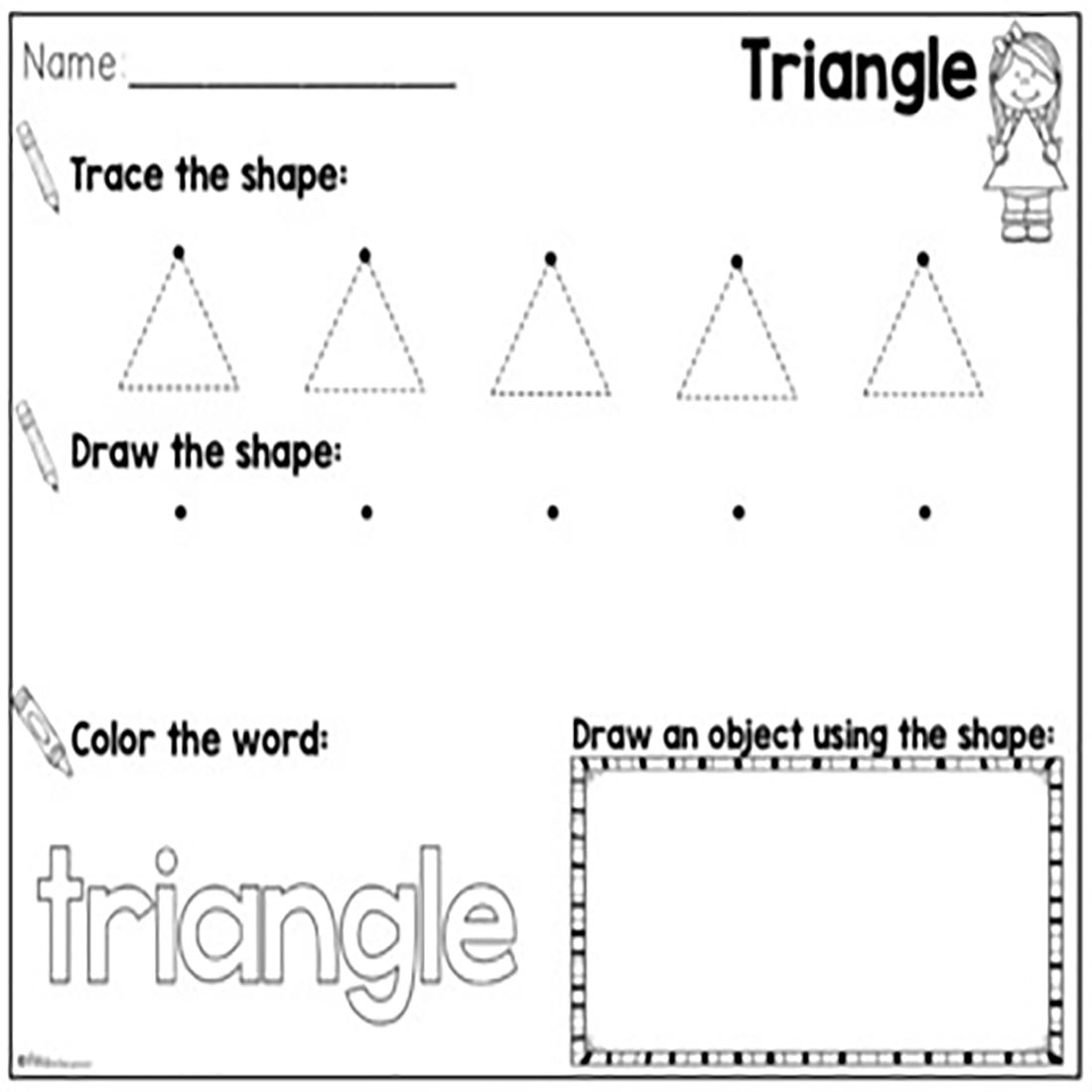 2D and 3D Shapes Worksheets preview image.