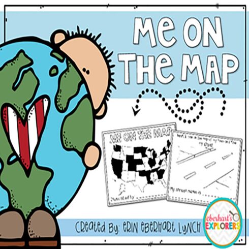 Me on the Map mini book cover image.