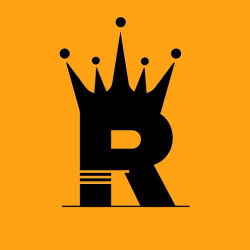 Premium Vector | R initial royal crown logo royal king queen luxury symbol  font emblem