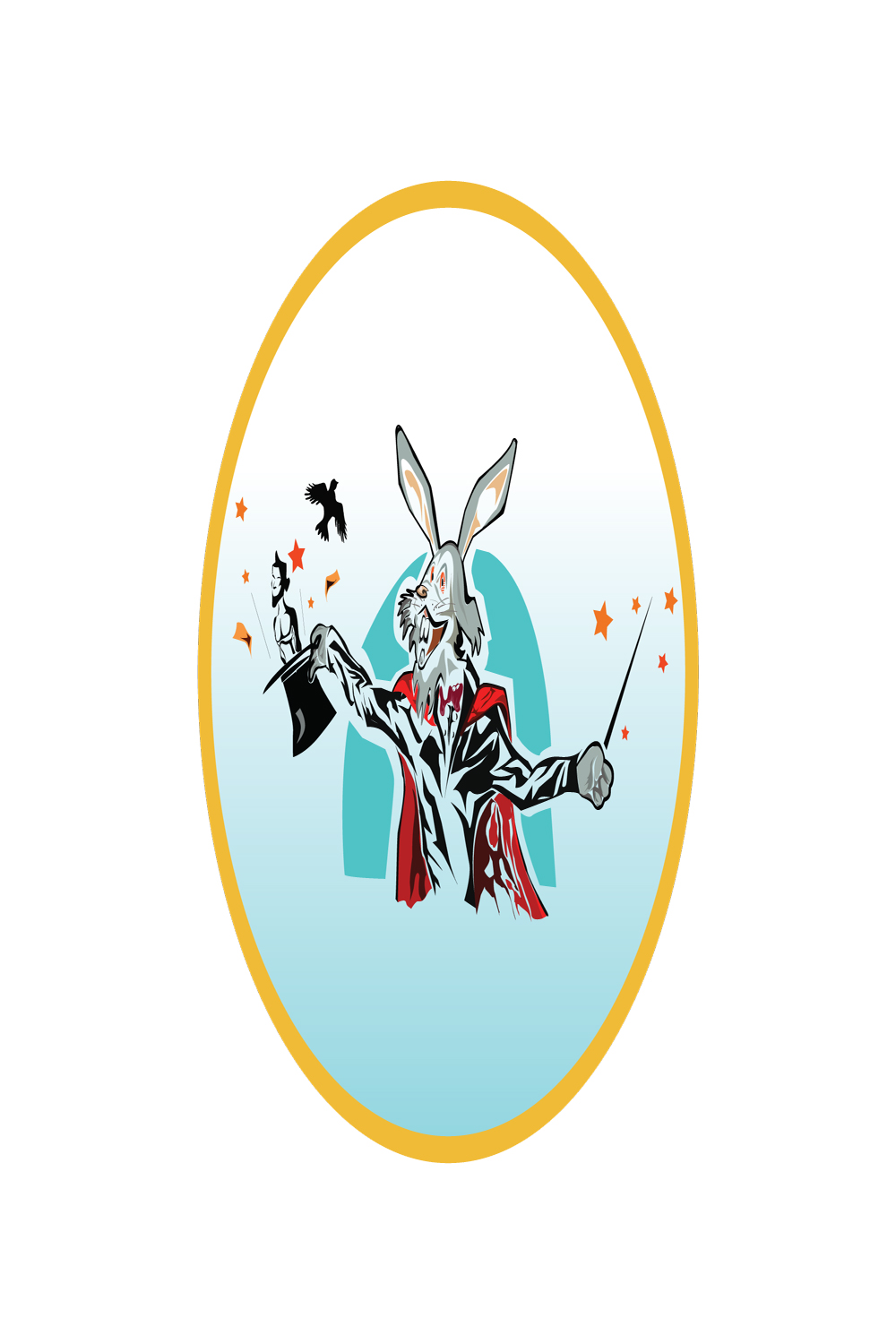 Rabbit the Magician pinterest preview image.