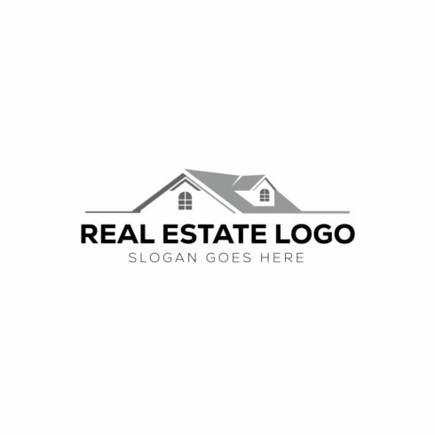 Creative real estate logo design cover image.