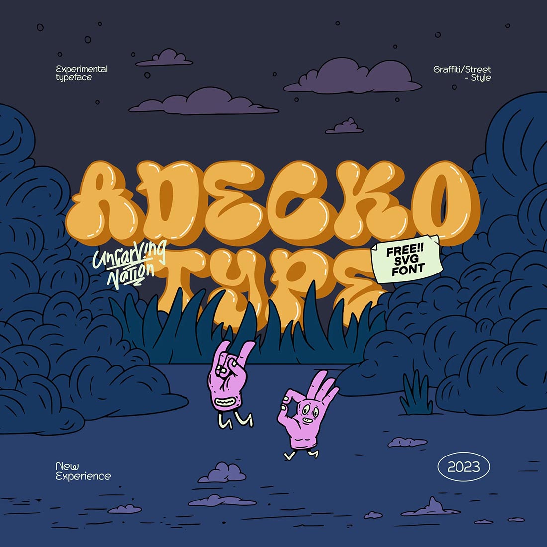 Adecko - Display Font cover image.