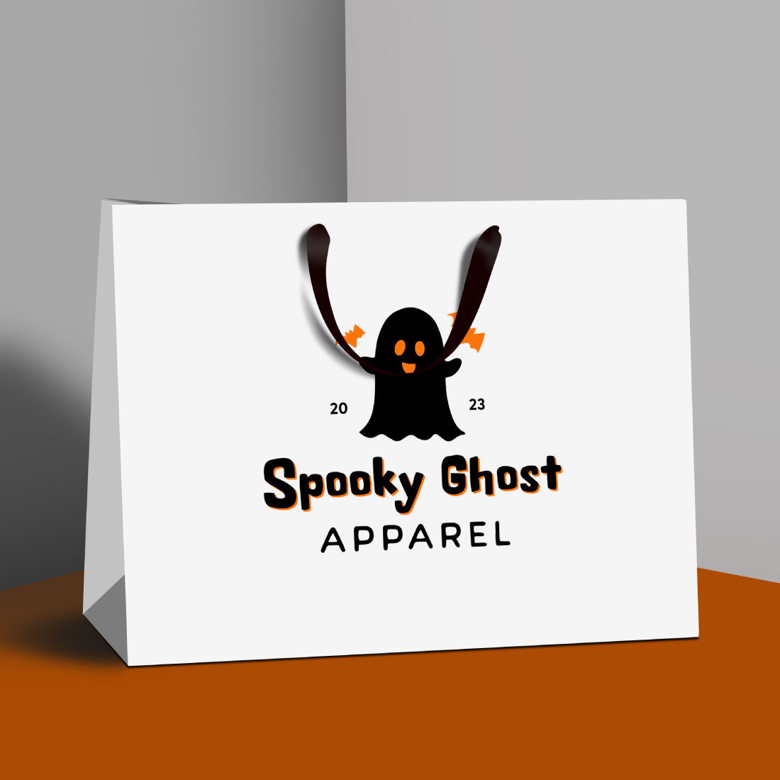 Spooky Ghost Apparel T Shirt Design preview image.