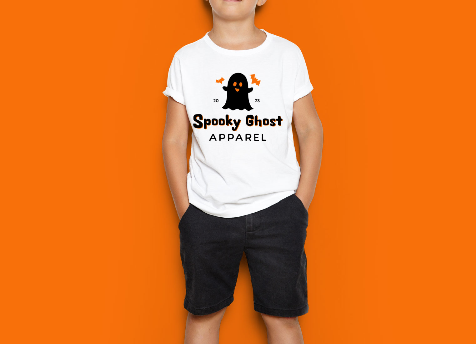 spooky ghost apparel tshirt design 391