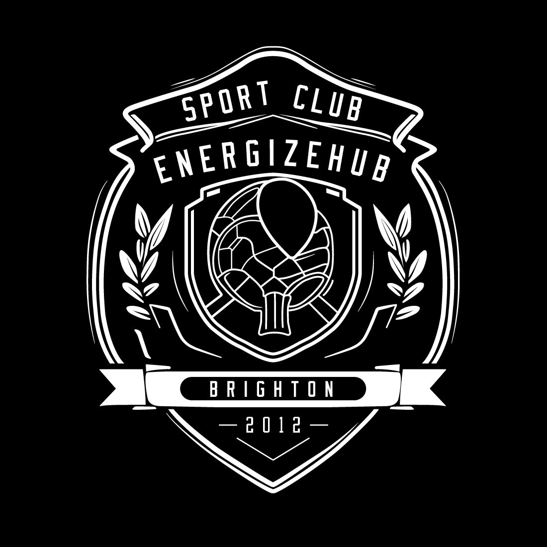Sport Club Logo template preview image.