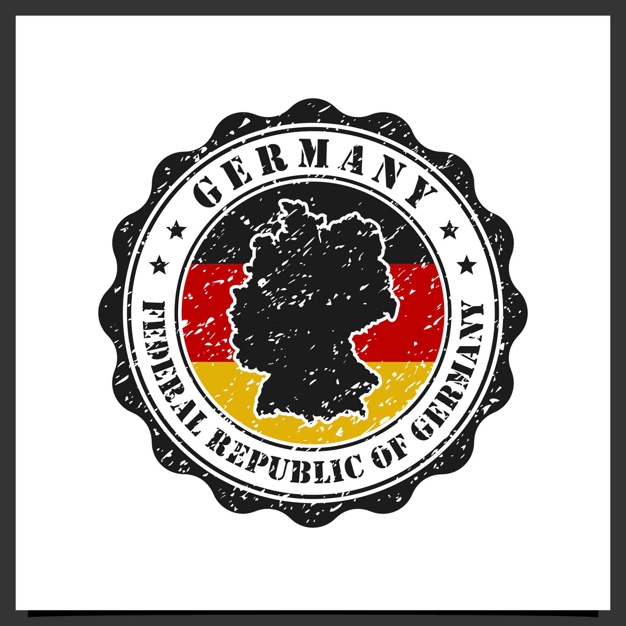 stamp original mede in germany 4 868