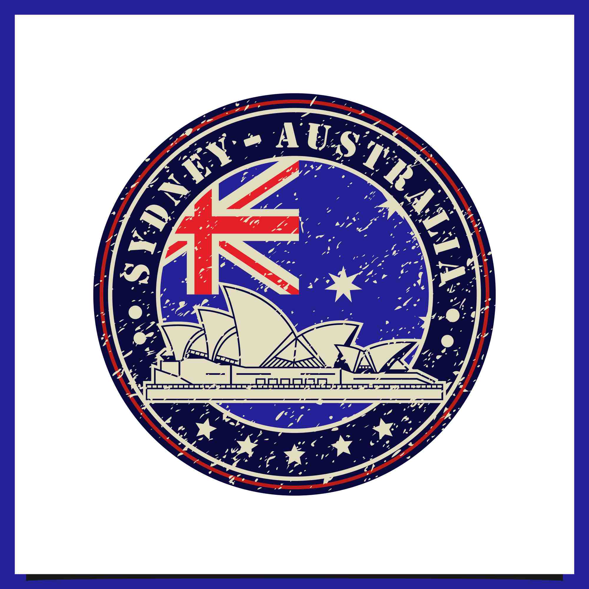 Sydney australia vector logo design - $4 preview image.