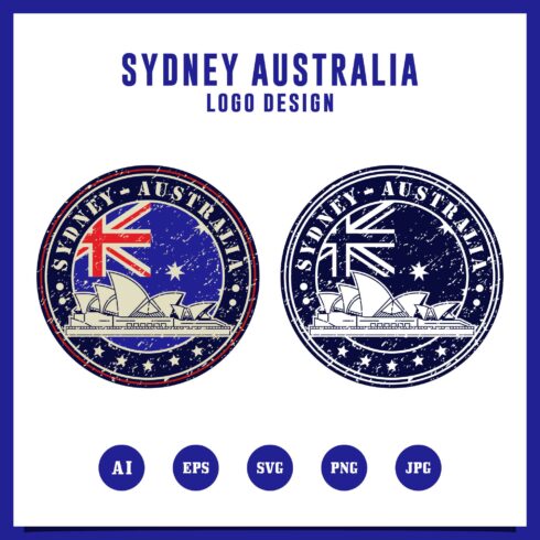 Sydney australia vector logo design - $4 cover image.