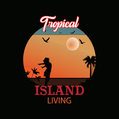 Tropical Island living cover image.