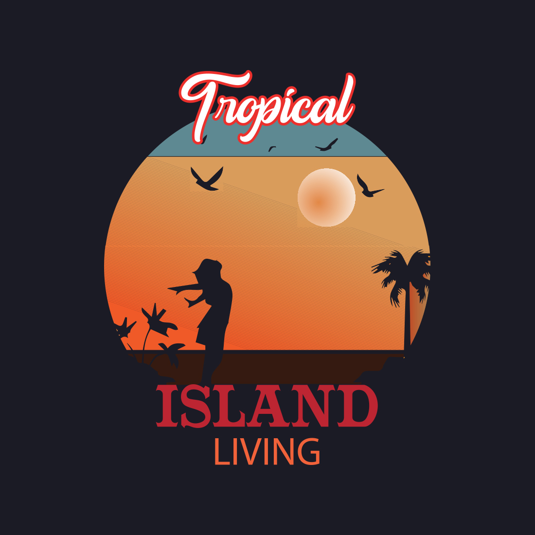 Tropical Island living preview image.