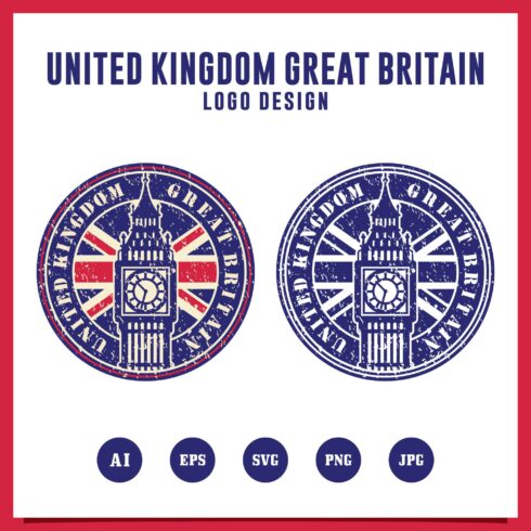 United kingdom great britania logo design - $4 cover image.