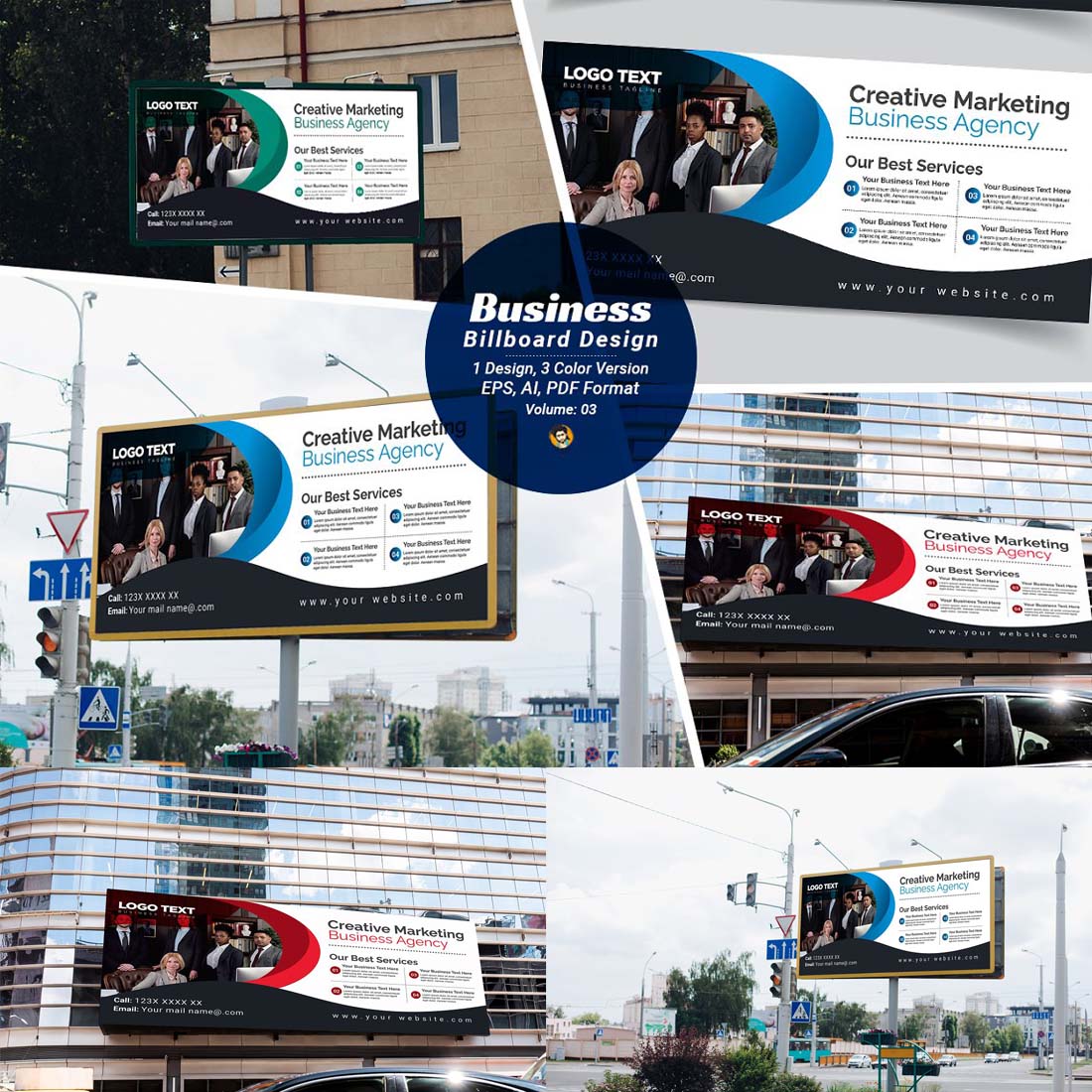 Modern Business Billboard Design cover image.