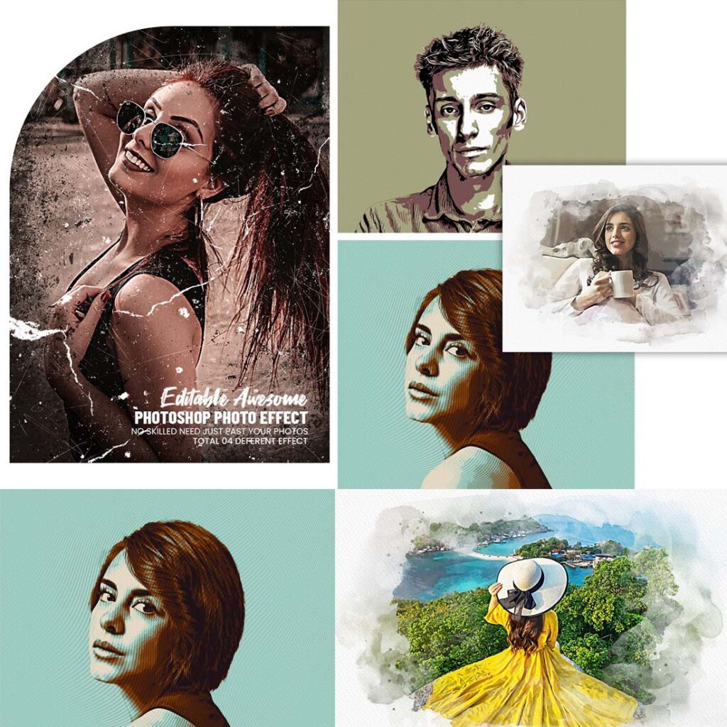 Portrait Photo Effect Making - MasterBundles