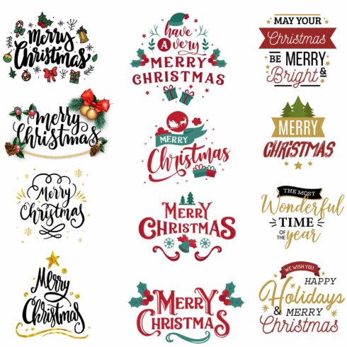 Merry Christmas Printable Design For T-Shirt, Cup and other cover image.
