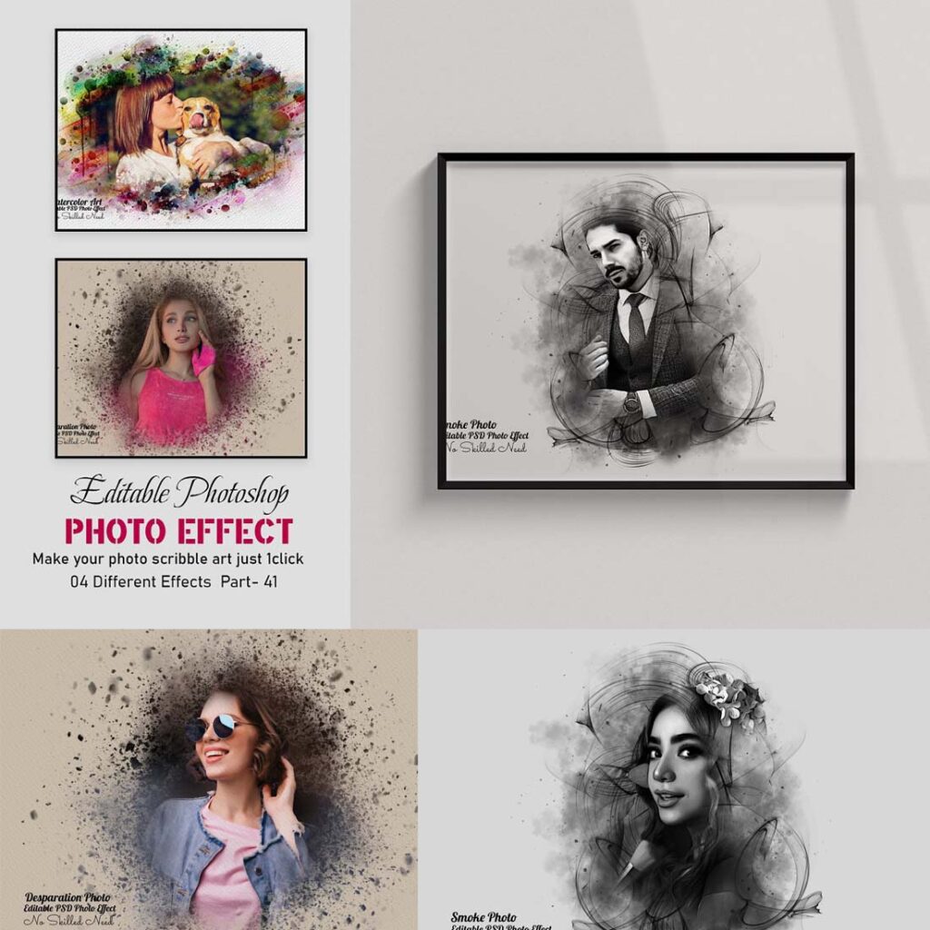 Editable Photo Photoshop Effect - MasterBundles
