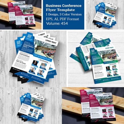 Modern Business Conference Flyer cover image.