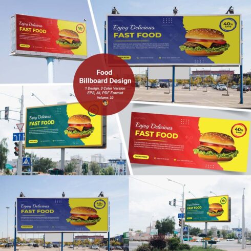 Food Billboard Design cover image.