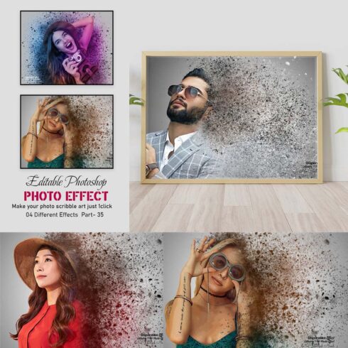 Dispersion Photoshop Photo Effect cover image.