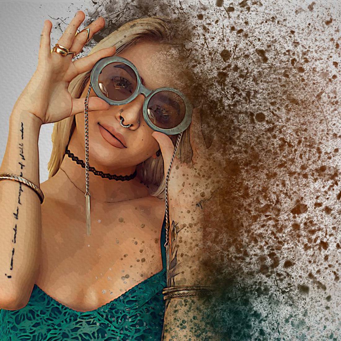 Dispersion Photoshop Photo Effect preview image.