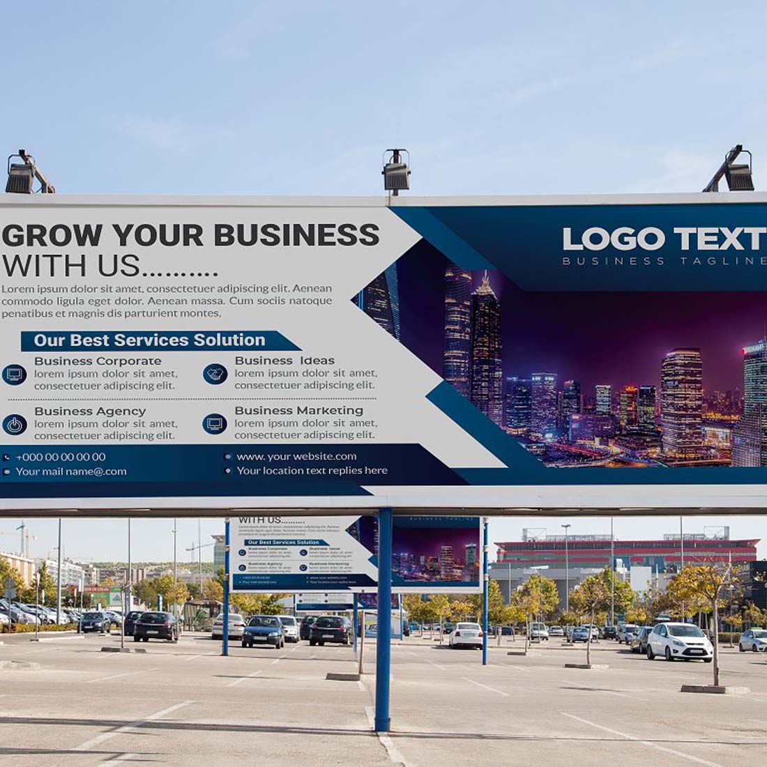 Business Billboard Design preview image.