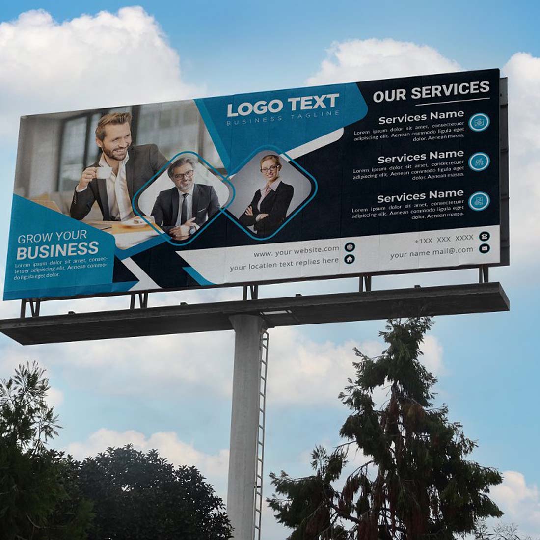 Professional Billboard Design preview image.