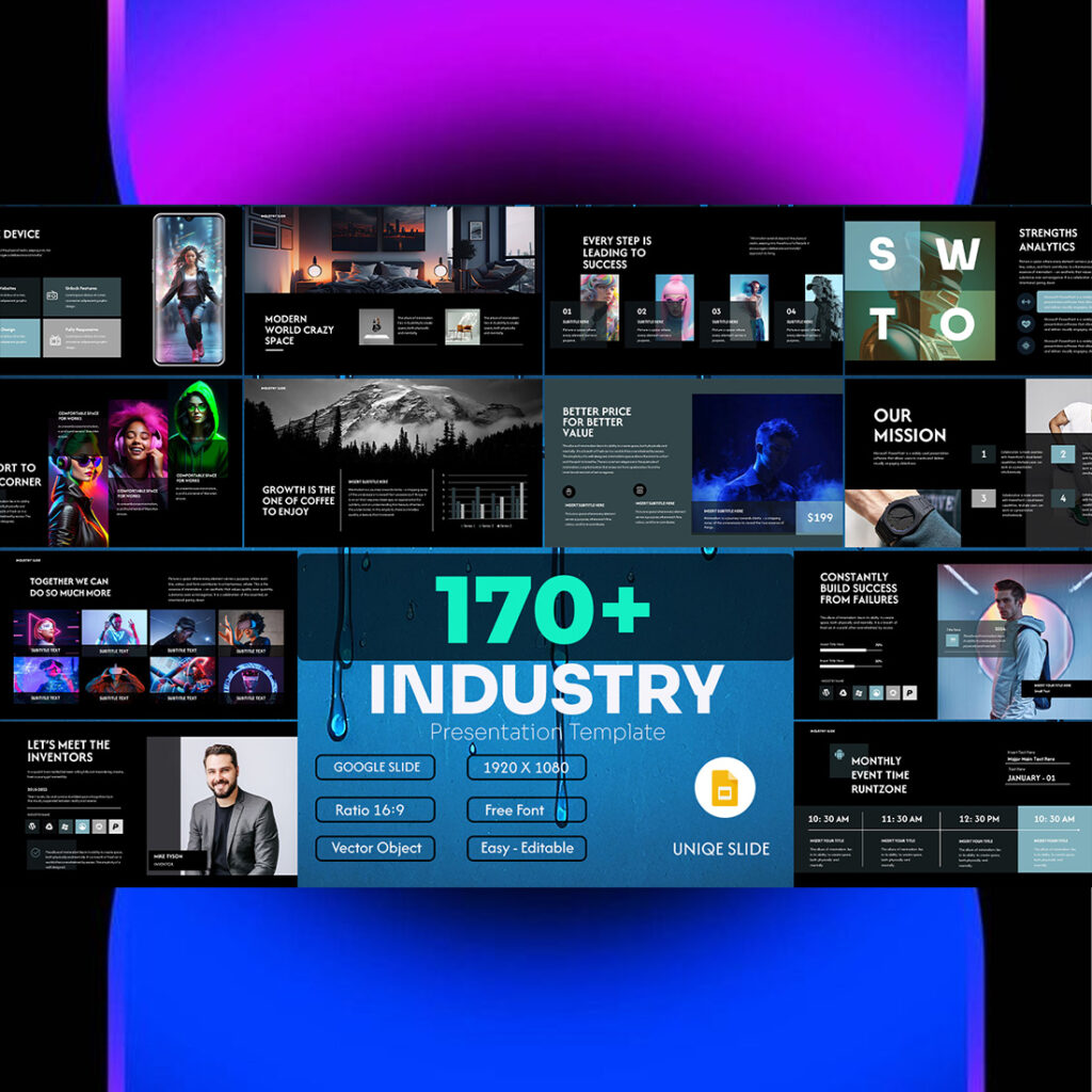 Industry Business Google Slide Presentation Template - MasterBundles