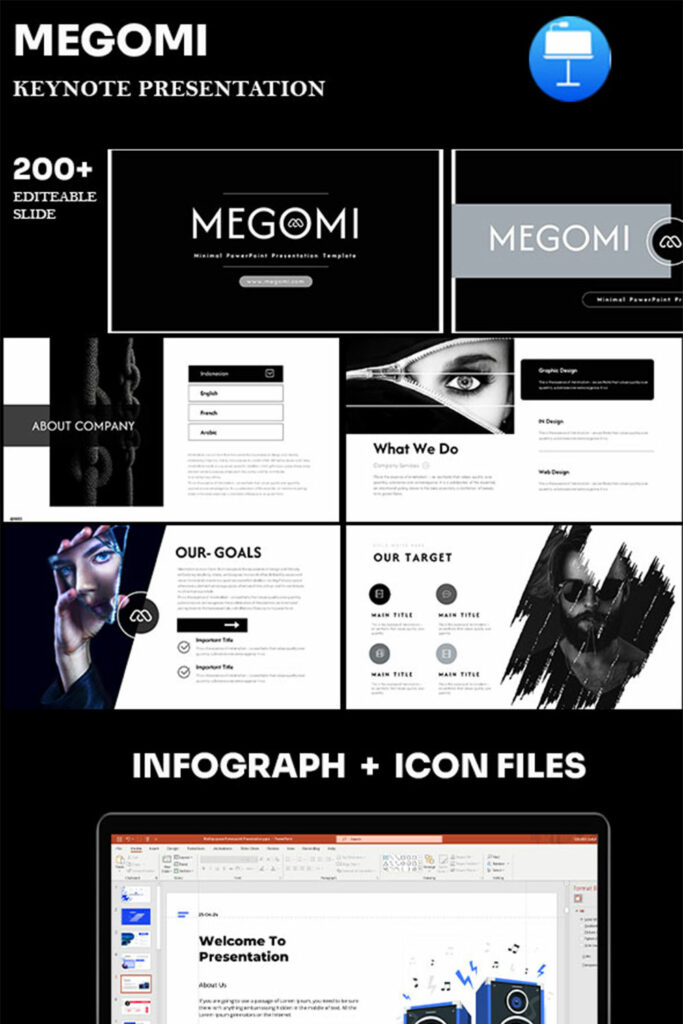 Megomi Keynote Presentation Template - MasterBundles
