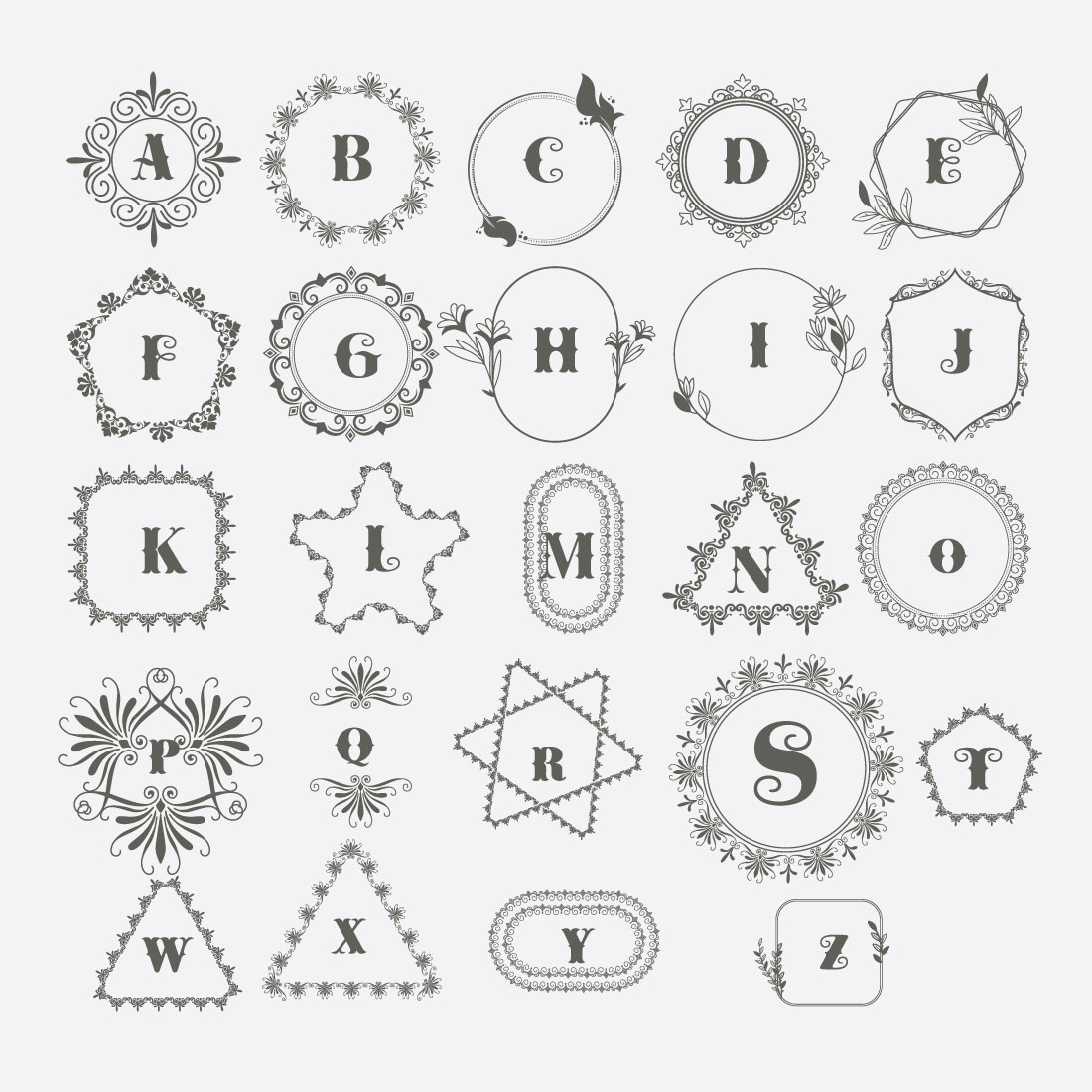 Circles Set – Icons, Parts, & Circles bundle preview image.