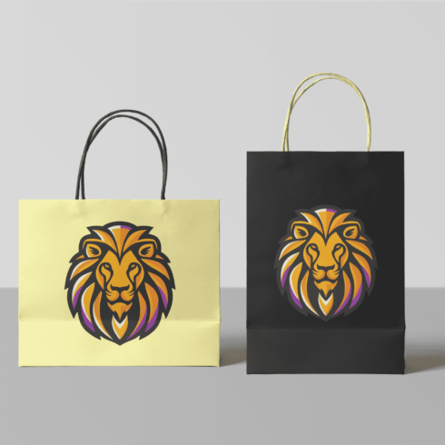 Lion Face Logo Template Design Only in 20$ cover image.