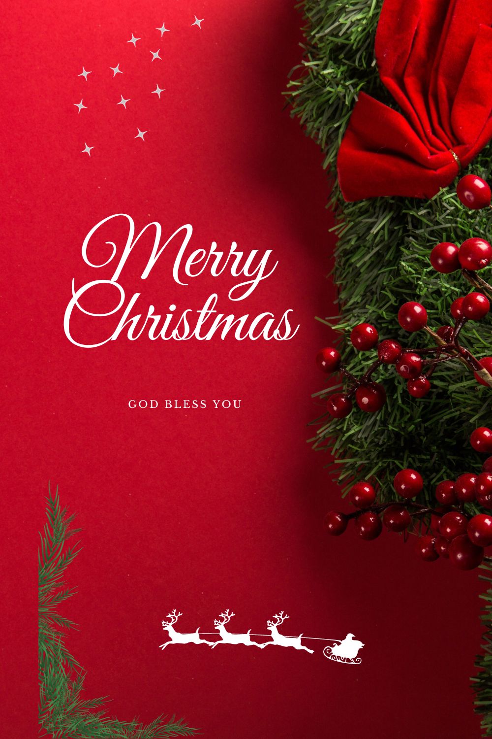 christmas templates pinterest preview image.