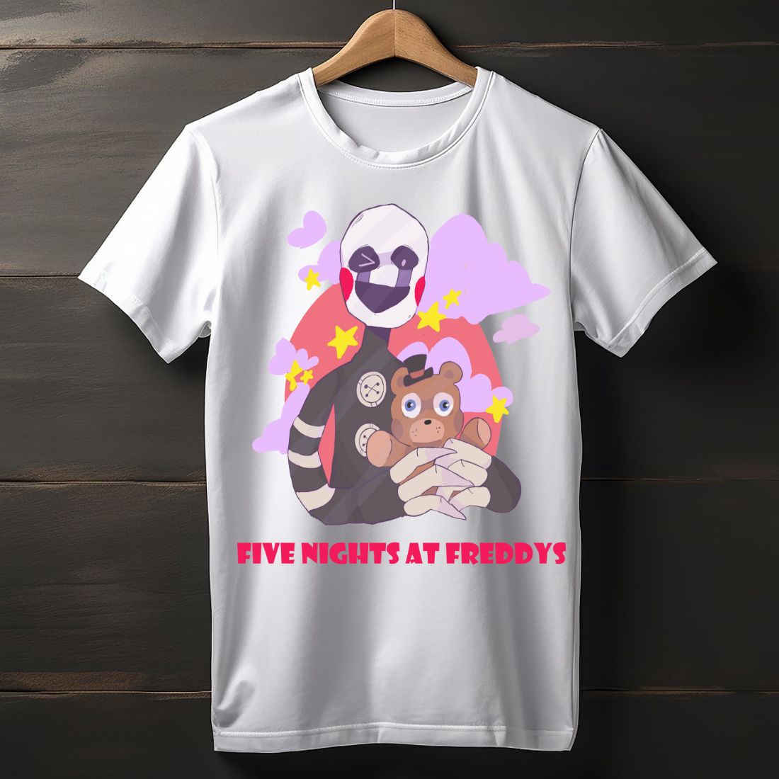 Five Nights At Freddys T-Shirt Design preview image.