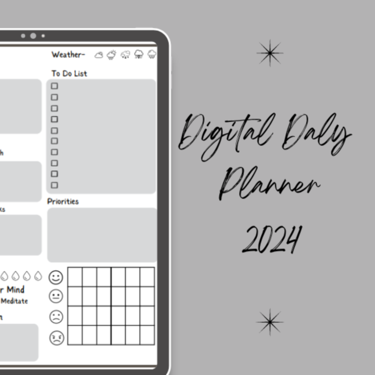 Digital Daily Planner 2024 MasterBundles