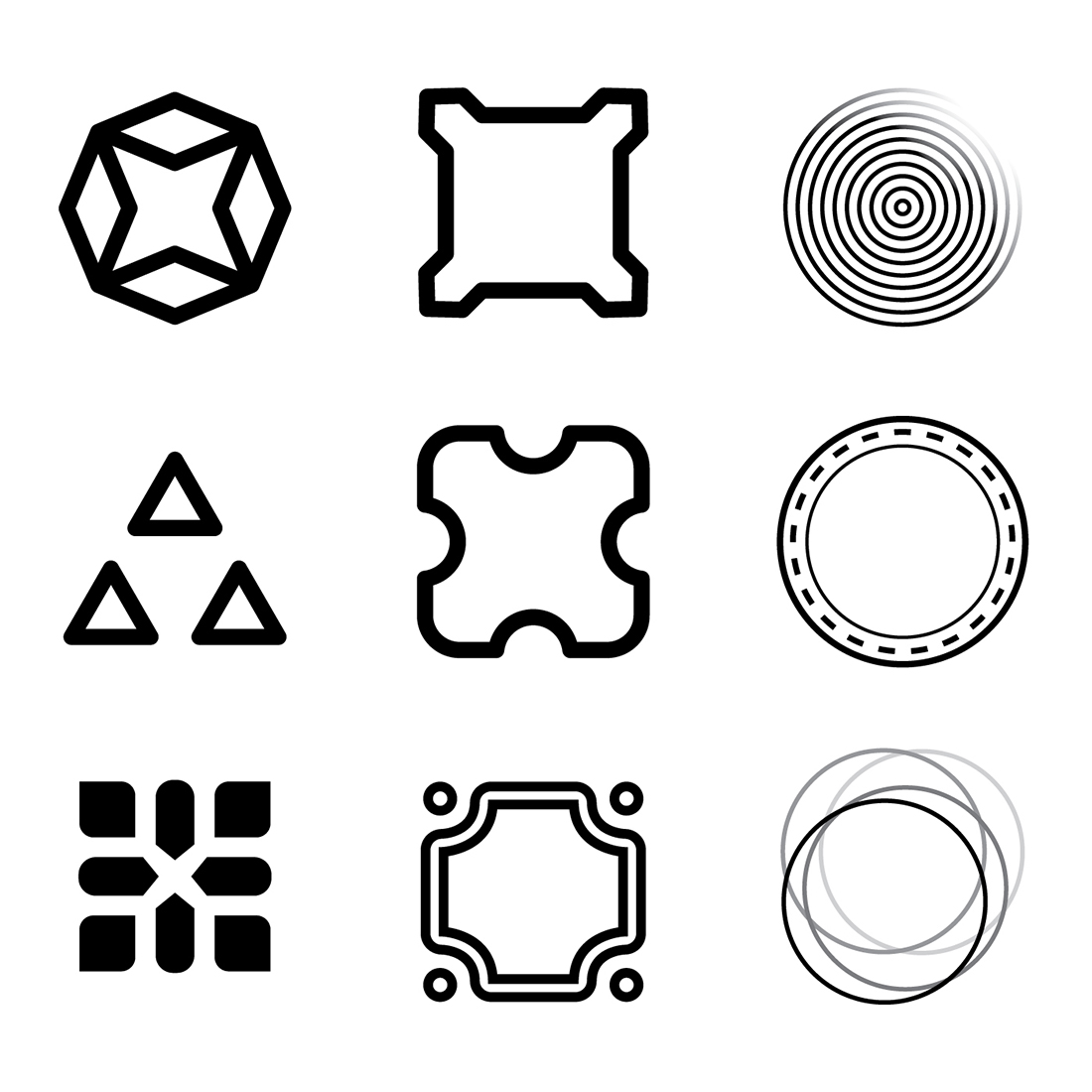 Vector Icons elements preview image.