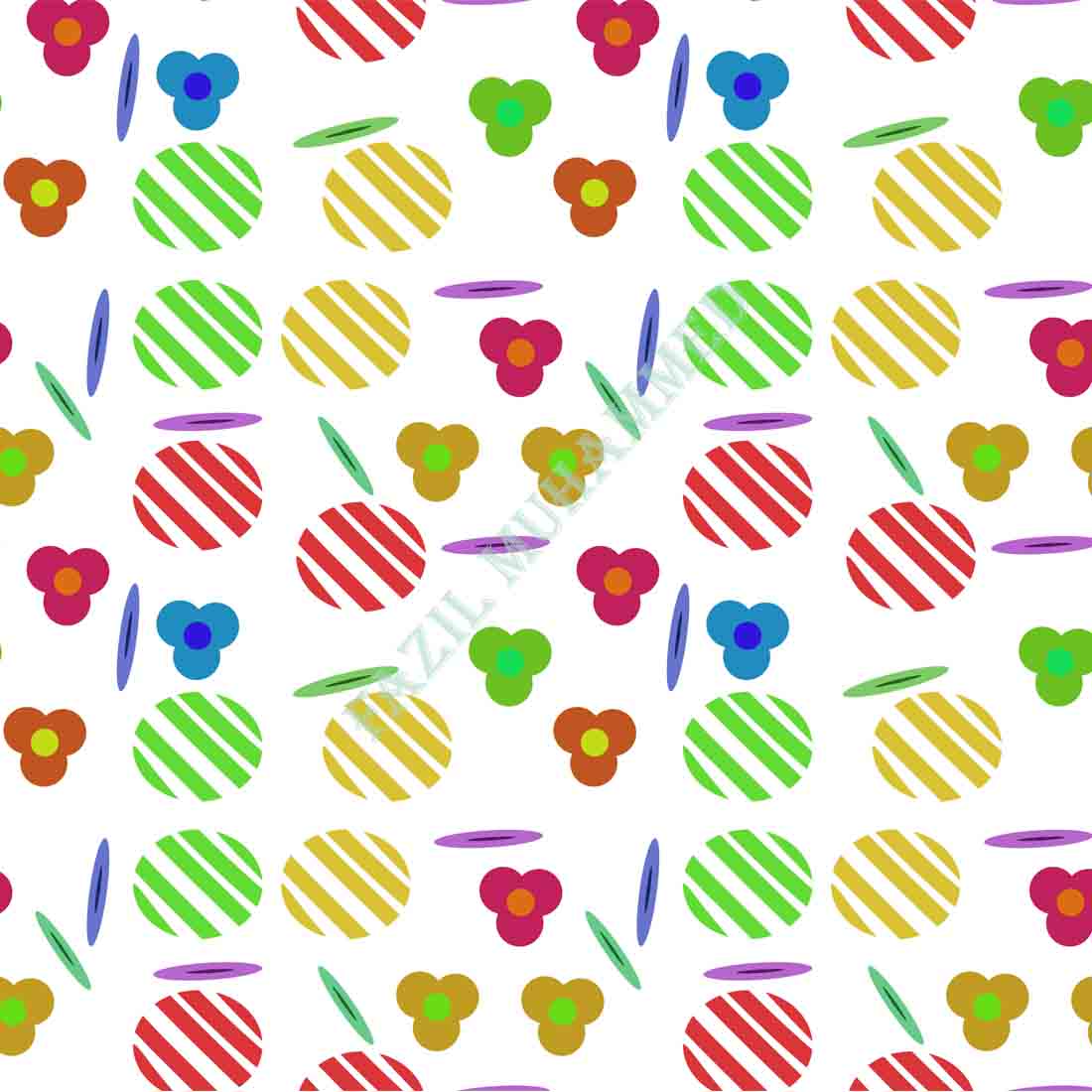 KIDS SEAMLESS PATTERN preview image.