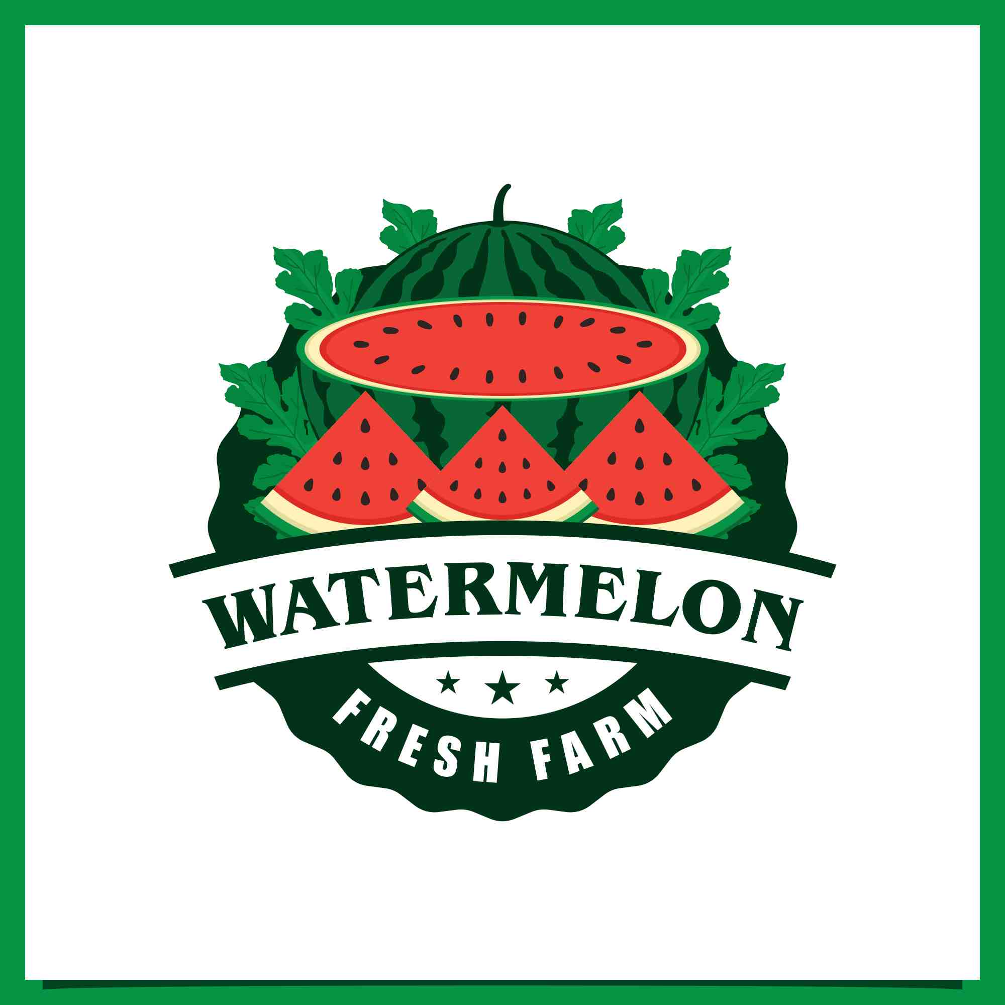 watermelon badge logo design collection 2 308