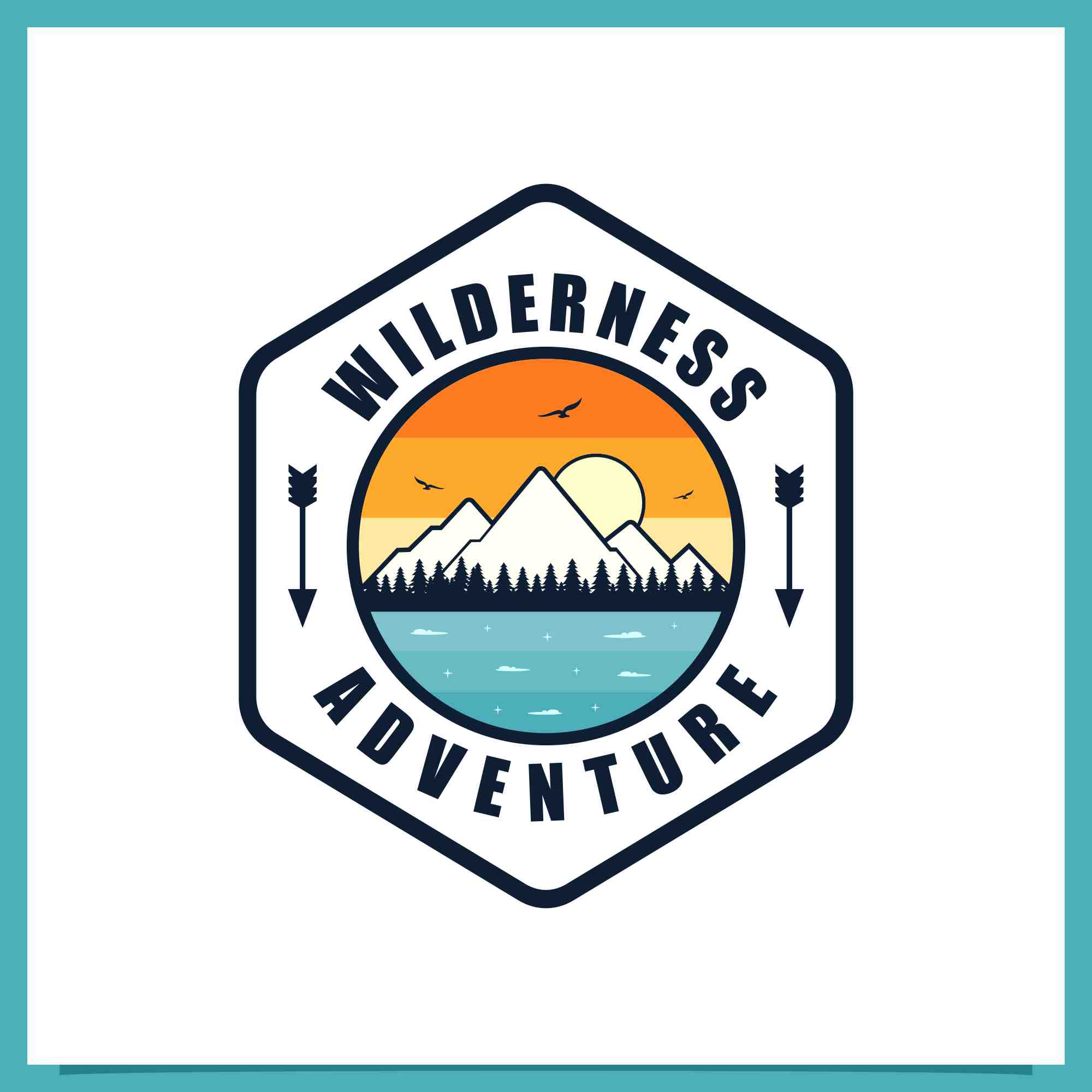 wilderness adventure design logo 4 693