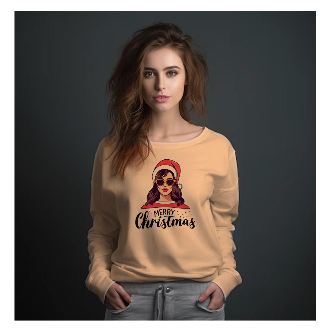 Christmas Hoodies T-shirt for woman Total = 05 preview image.
