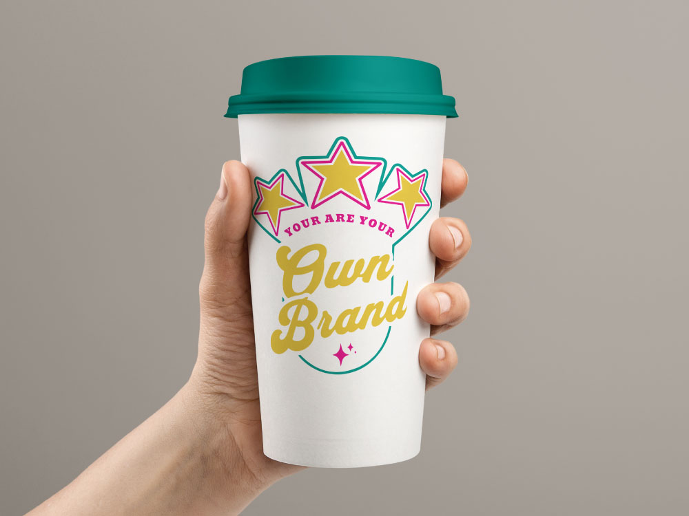 you are your own brand cup design small image 447
