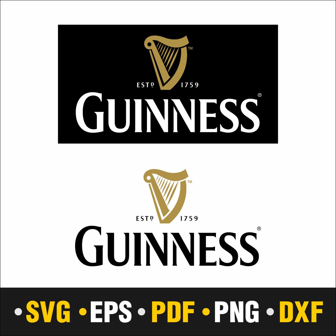 Guiness Svg, Guiness, Guiness Beer Svg, Guiness Png, Beer Png, Guines Svg, Instant Download Vector Cut file Cricut, Silhouette, Pdf Png, Dxf, Decal cover image.