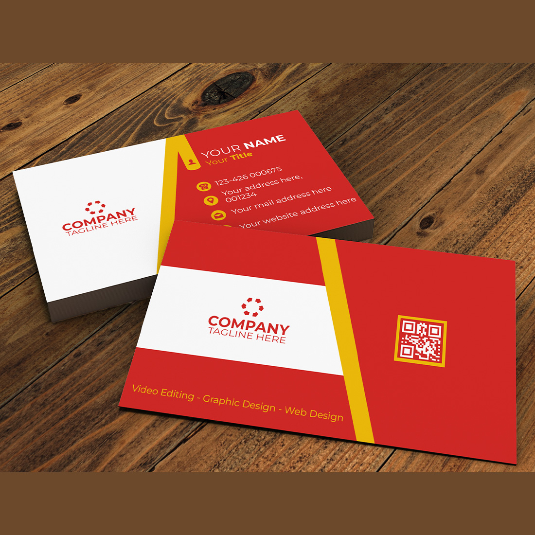 02 Professional Business Card Design Templates preview image.