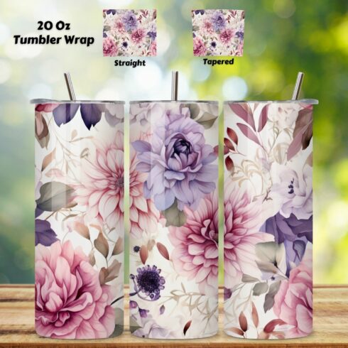 Bright Floral Pattern Pack Seamless Sublimation Design (Digital Download,  PNG)