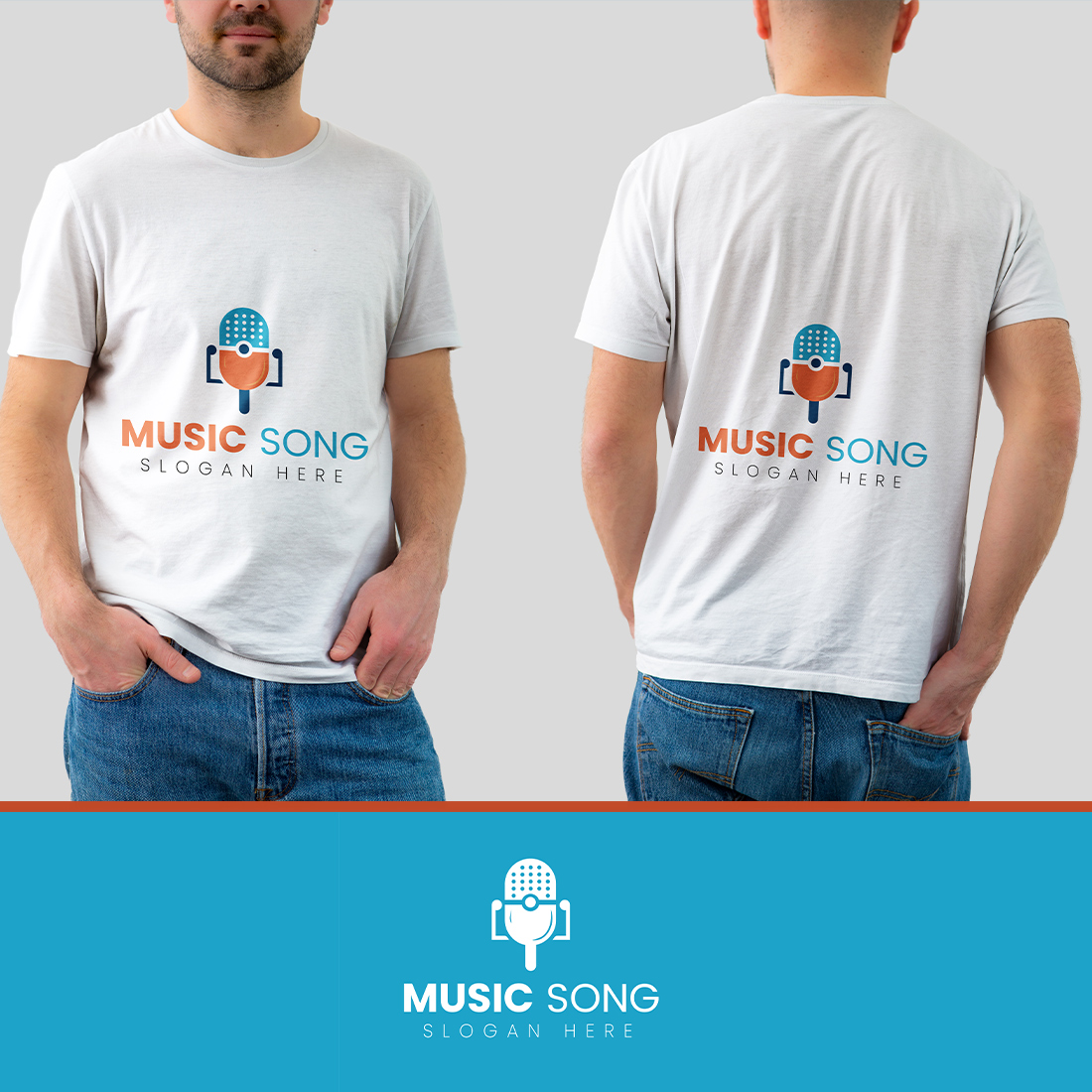 Music Song Logo Design preview image.