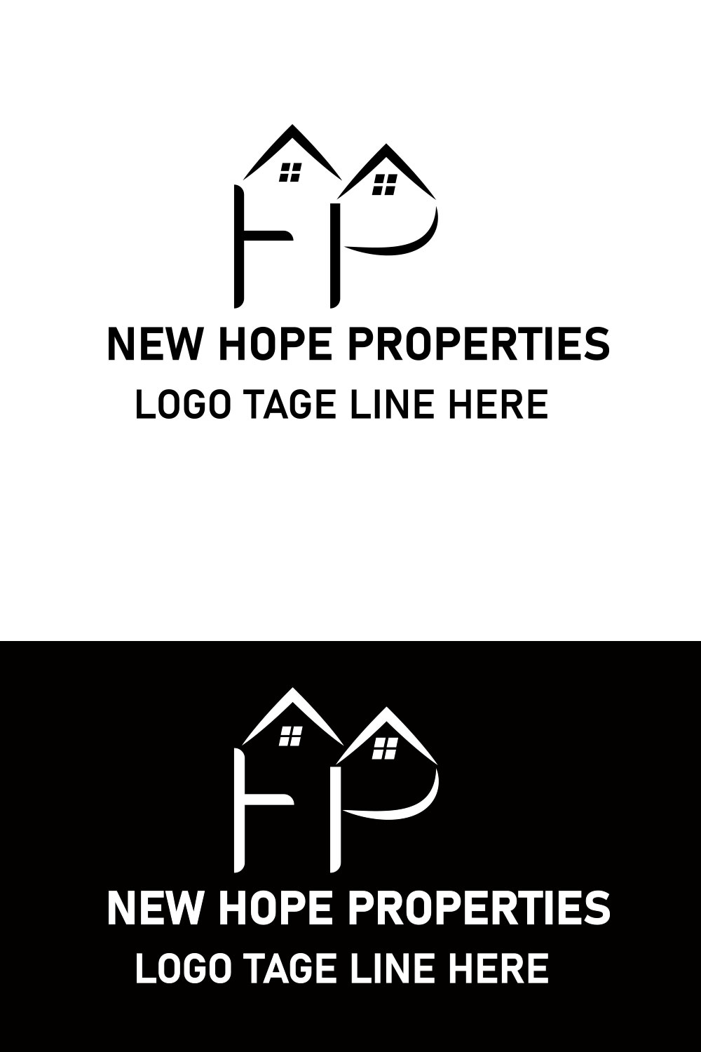 NEW HOPE PROPERTIES LOGO,REAL ASTATE LOGO,PROPERITIES LOGO, pinterest preview image.