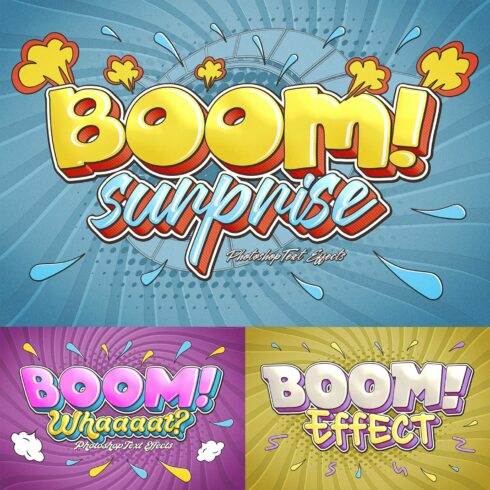 Boom Text Effects cover image.