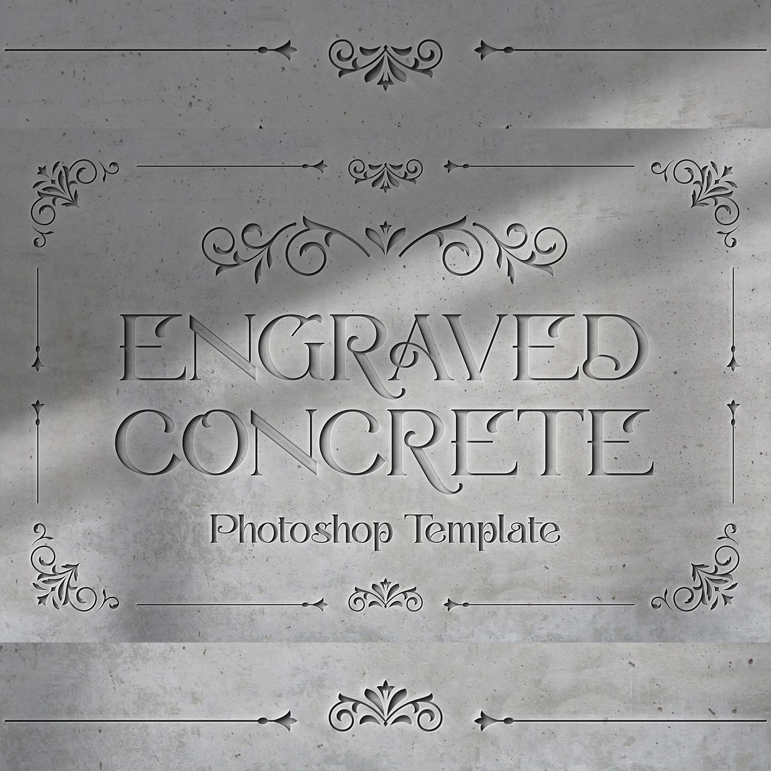 Engraved Concrete Template cover image.